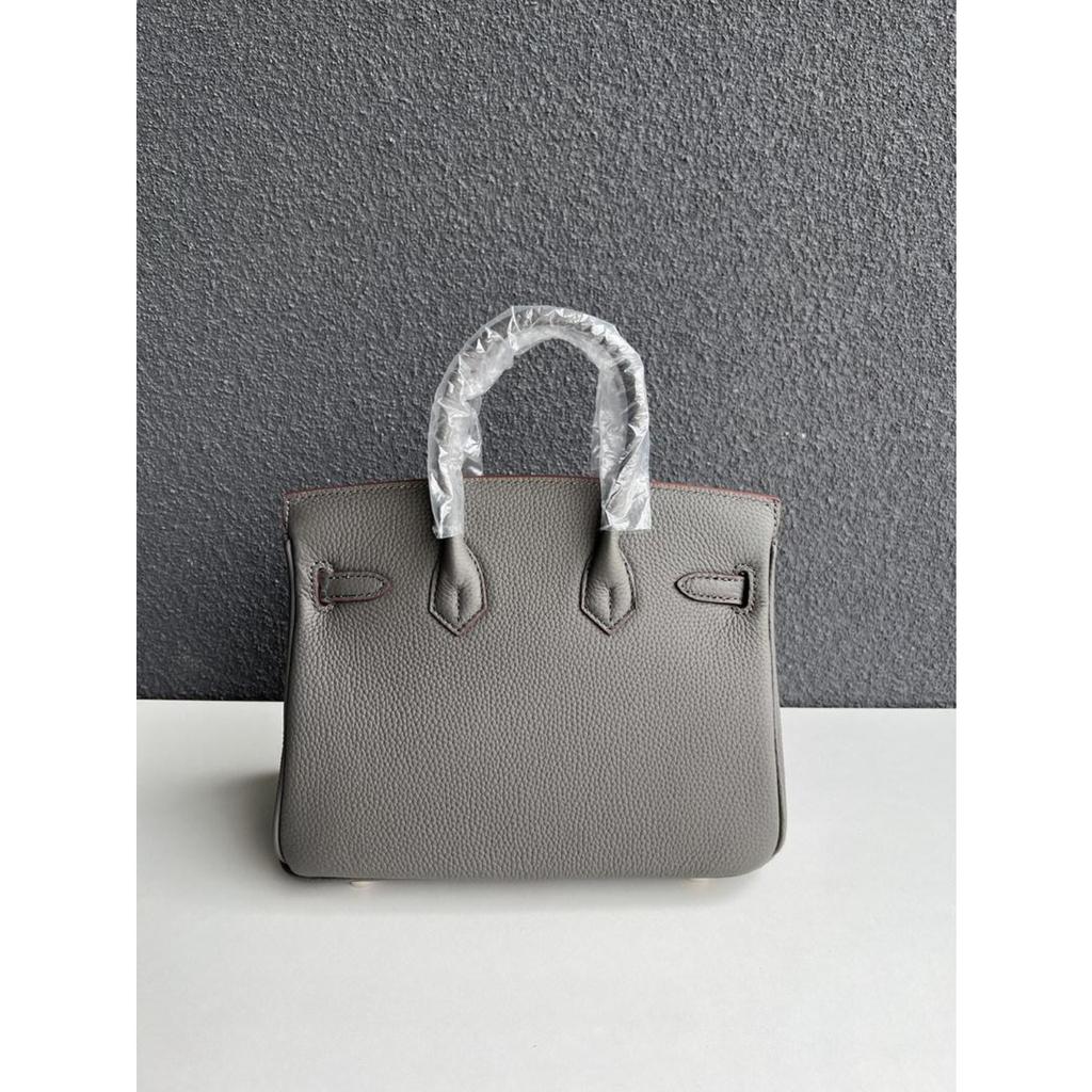 Gold Buckle Classic Fashionable Women's First-layer Cowhide Lychee Leather Handbag