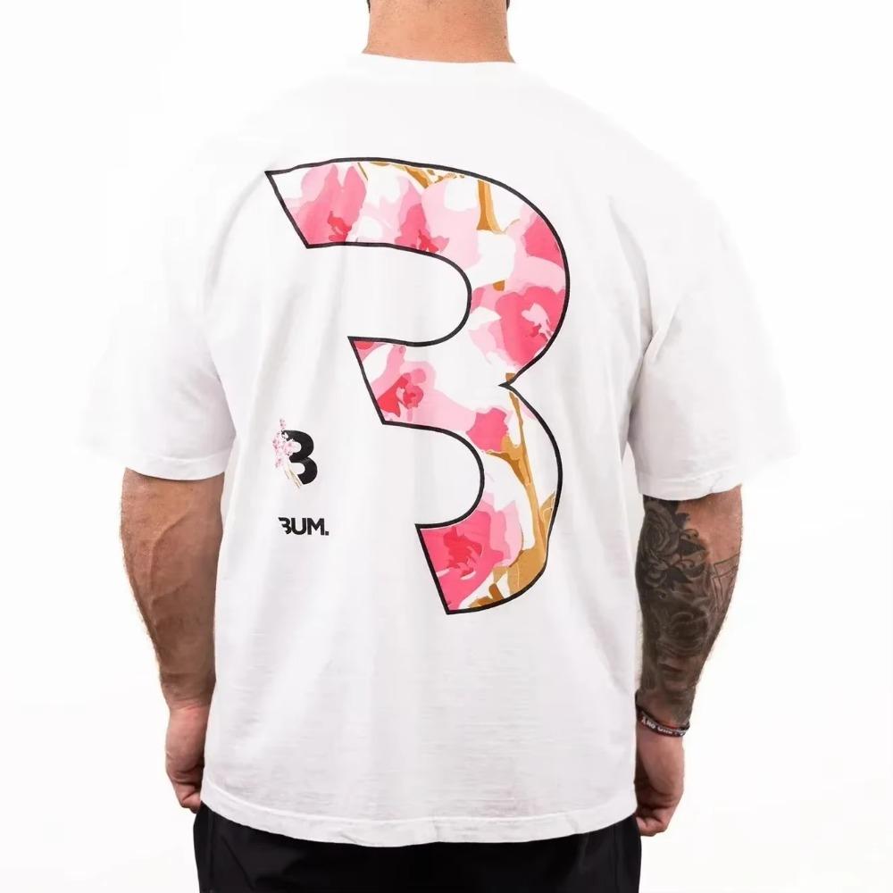 Gym Men T-Shirt CHAMPIOM Print Short Sleeved Muscular Men CBUM Cotton T Shirt CBUM Fitness Joggers Tees CBUM Women Tshirt Summer
