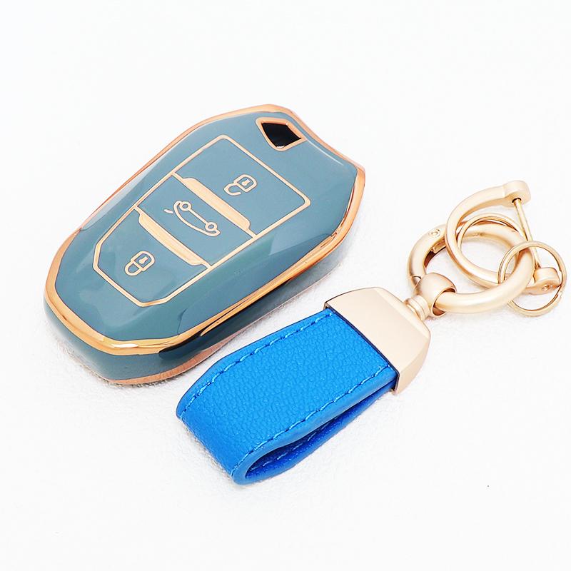 TPU Shell Keyless for Peugeot 308 508 2008 407 5008 301 207 208 3008 206 for Citroen C3 C4 C5 Berlingo Remote Car Key Case Cover