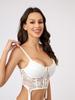 Sexy Spitzen Rückenfreies Überkreuztes Camisole Top