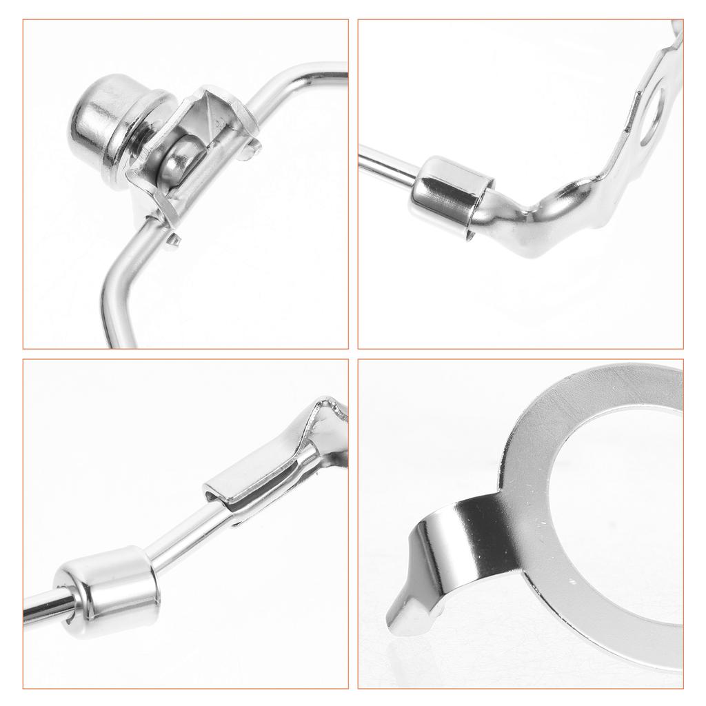 1 set Heavy Duty Brass Lamp Harp Shade Holder Plastic Adapter Frame Bracket For Base Lampshade Lighting Lampshade Frame