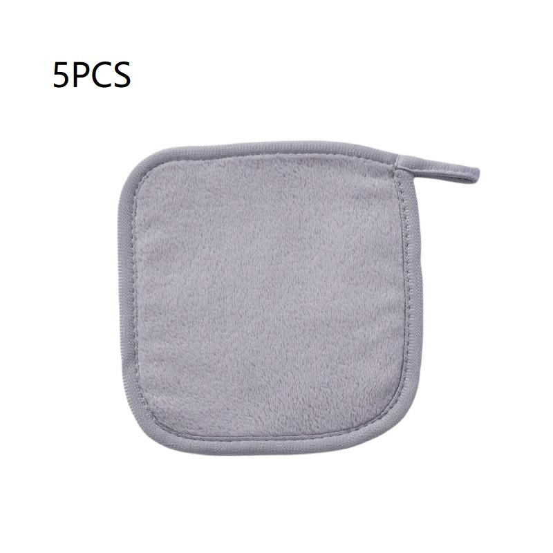 

5/7 шт. Микрофибровые салфетки для лица, многоразовые салфетки для снятия макияжа, полотенца для макияжа, подушечки для глубокой очистки лица, инструменты для красоты и ухода за кожей серый