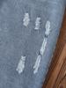 Single-piece fashionable, simple, retro ripped denim skirt for older girls, new spring/summer style.