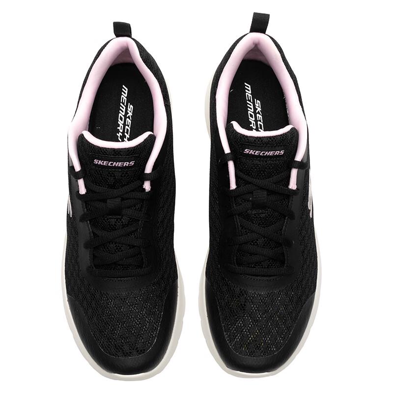 Skechers Women's 149542-BKPK Casual Lace-Up Sneakers