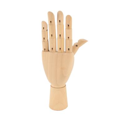 Hand Art Mannequin Figure Schima Wood Mannequin Left Hand for Sketching and Drawing