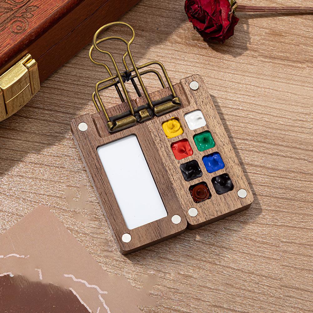 Travel Watercolour Paint Palette Set Mini Pocket Artist Watercolor Paint Palette Travel Sets for Painters Artists Students
