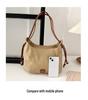 2026 Women's Korean Style Large Capacity Canvas Crossbody Tote Bag