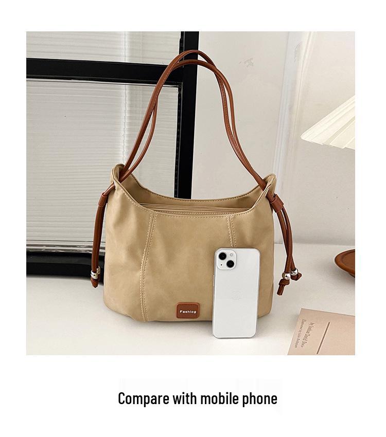 2026 Women's Korean Style Large Capacity Canvas Crossbody Tote Bag