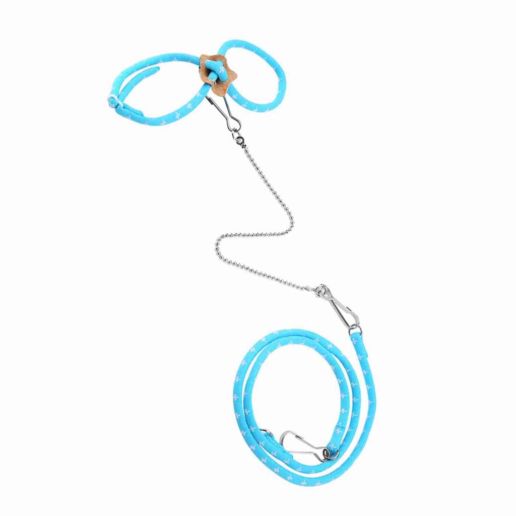 Pet Hamster Adjustable Harness Small Rat Mouse Training   Leash with Finder Bell