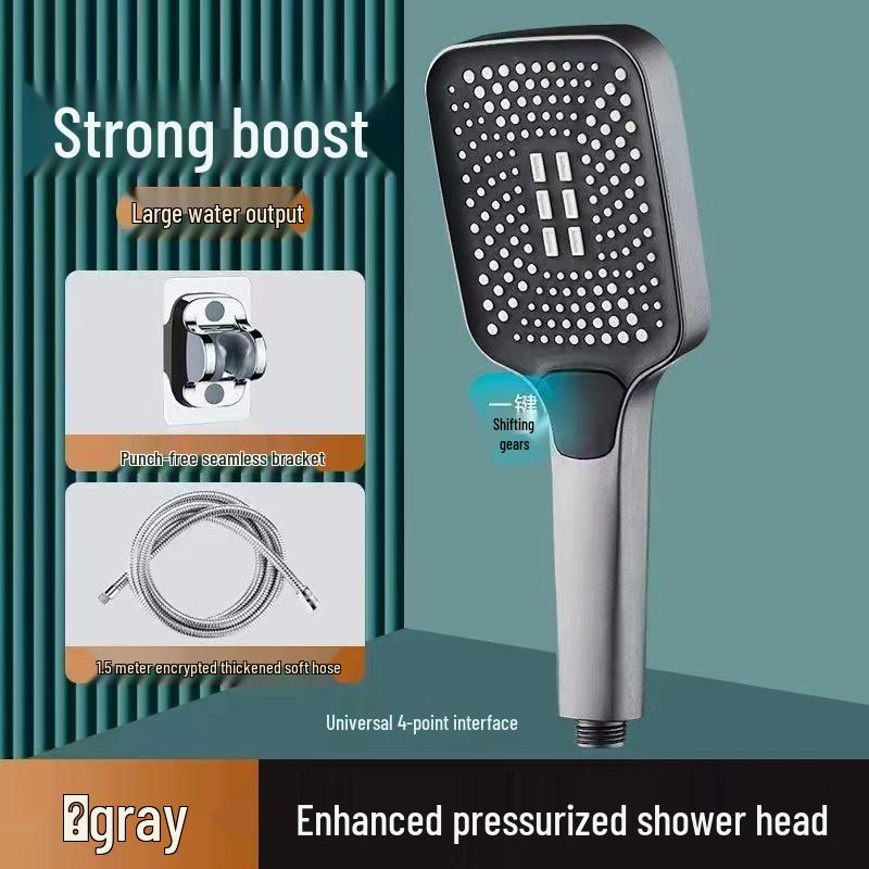 Vysokotlaká velká koupelnová sprchová hlavice