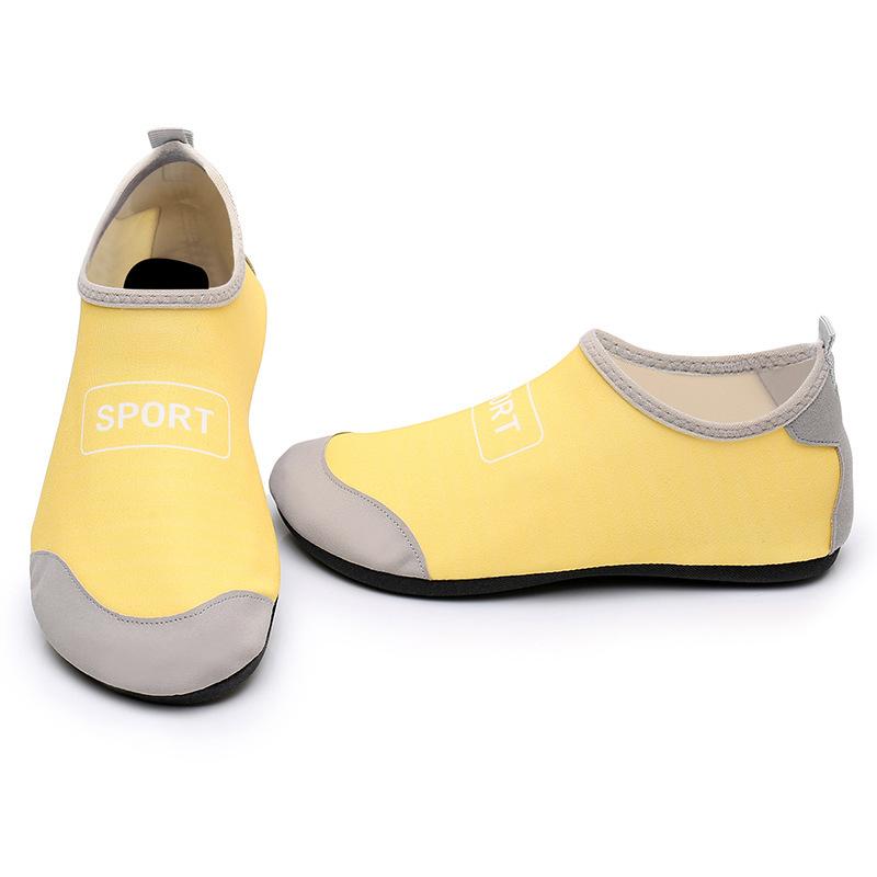 Socken Herren- und Damen-Yoga-Socken Laufen Sporttraining Strandschuhe Weichsohlige Barfuß-Baotou-Flussverfolgungsschuhe