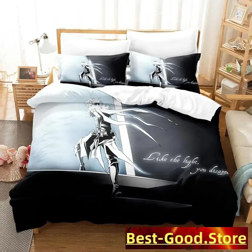 New D.Gray-man Bedding Set Single Twin Full Queen King Size Bed Set Adult Kid Bedroom Duvetcover Sets Anime Parure De Lit Bed