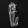 Eco-friendly Transparent Wall Nail Hook - No-Drill, Traceless, Creative Pendant for Cement Walls