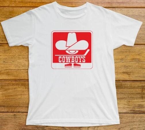 

Calgary Cowboys T Shirt 829 WHA Ice Hockey 1970s Chicago Cougars Stampede Corral XL