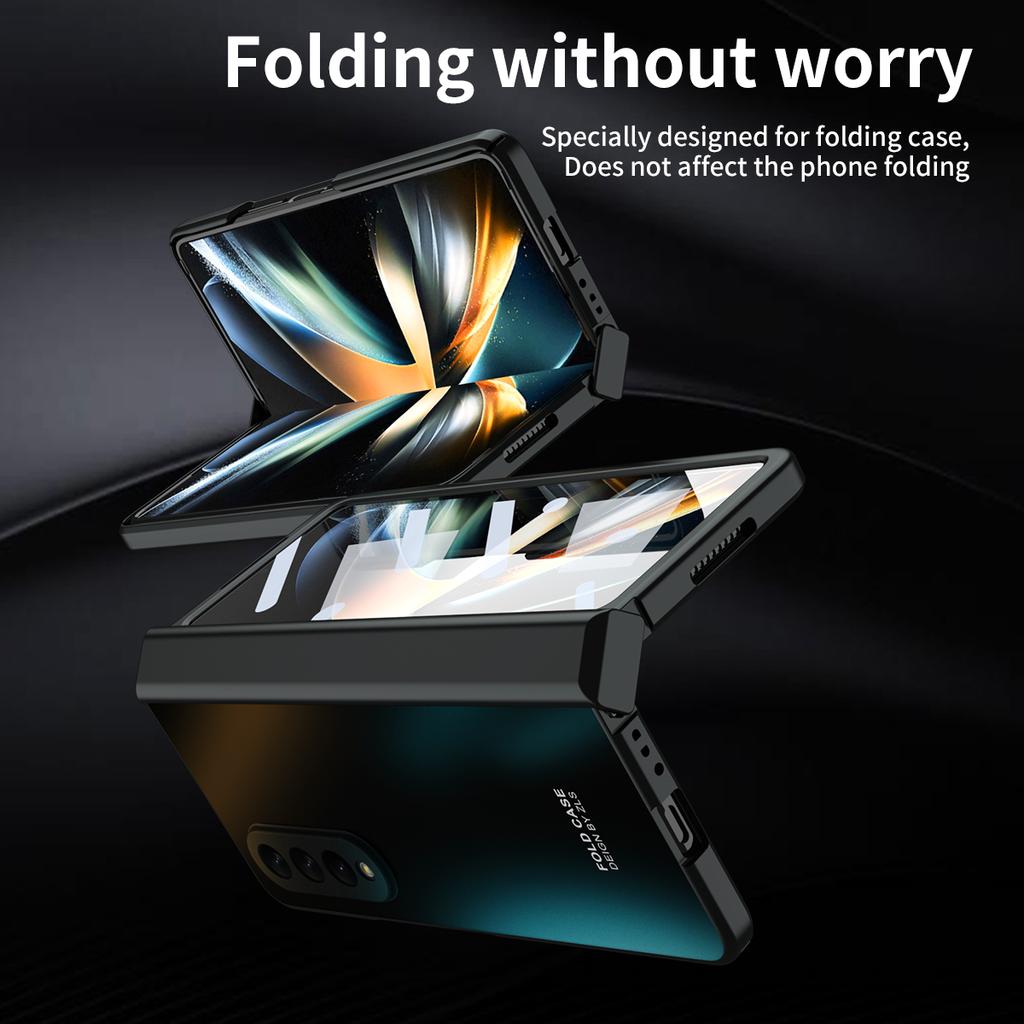 For samsung z fold3 Anti-Knock Plating Bag Folding Veske for Samsung Galaxy Z Fold 3 Fold3 telefontilbehør deksel