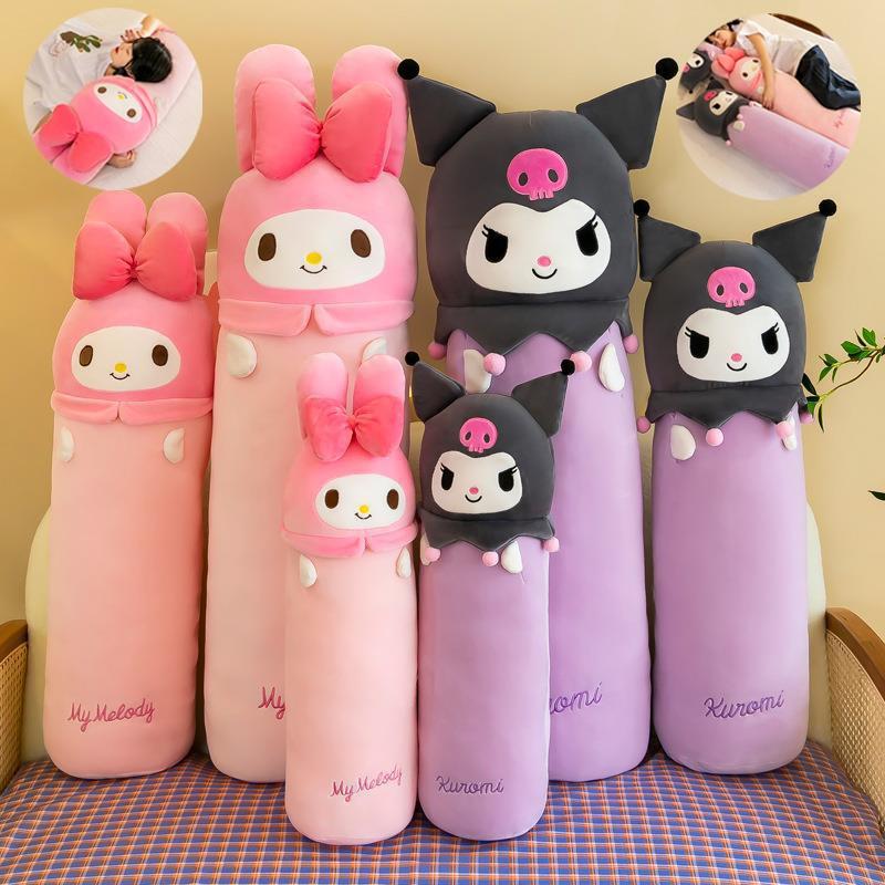 Kuromi My Melody Long Throw Pillow Cushion Plush Toy Soft Stuffed Doll Xmas Gift Perfect For Cuddles And Snuggles!