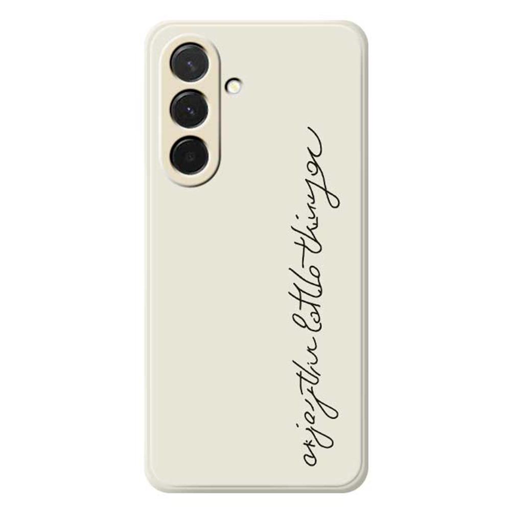 For Samsung Galaxy A36 5G Case WordArt Pattern Printing Straight Edge TPU Phone Back Cover