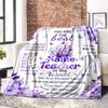 Teacher Appreciation Customize Your Name Rv Blanket Soft Comfortable Lightweight For All Seasonst50