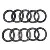 10Pcs Gas Can Spout Gasket 3x0.5cm/1.18x0.19inch Sealing Rubber O-Ring