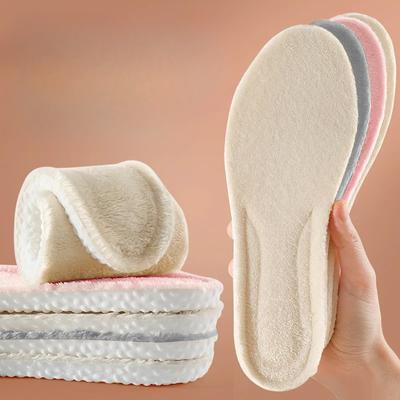 Palmilhas super macias e respiráveis para homens e mulheres, quentes e macias, palmilhas que absorvem o suor e o choque