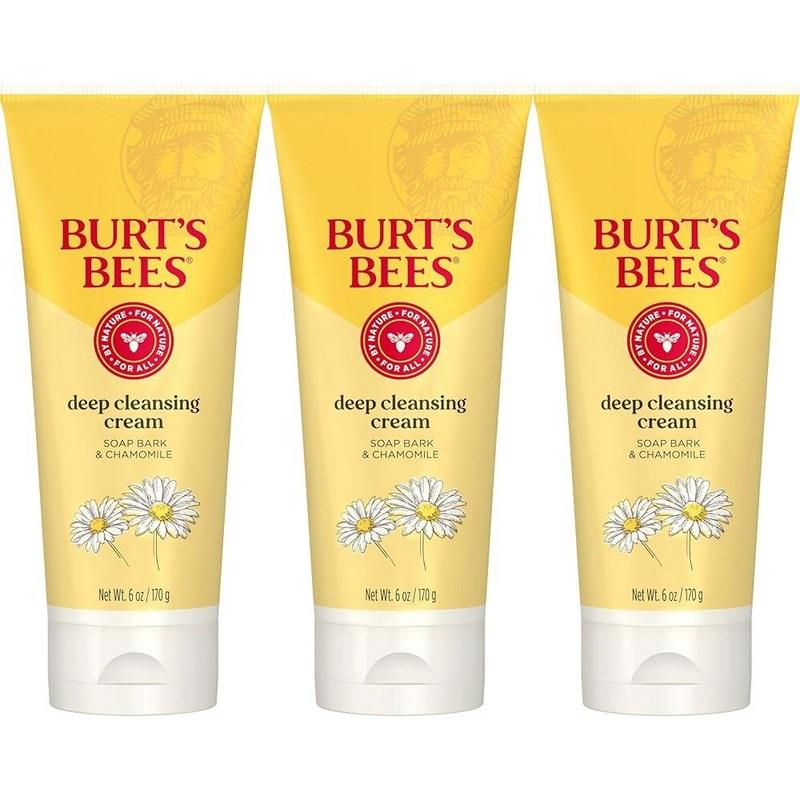 Burt's Bees Deep Cleanser Cream Chamomile 170g 3 pcs