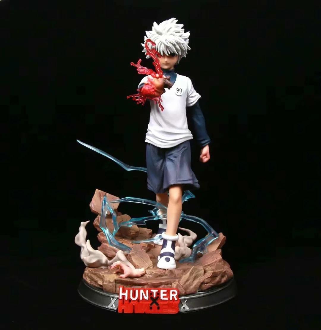 

27 см Фигурка Hunter×Hunter Киллуа Зольдик Аниме Фигурки Модель Фигурки ПВХ Статуя Кукла Коллекция Настольное Украшение Игрушки Подарки для Детей no box