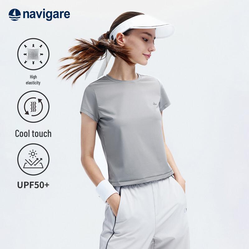 Navigare Women s High-Elastic Short Sleeve Outdoor T-Shirt M