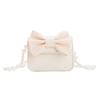 Childrens Butterfly Bow Mini Purse With Pearl Chain For Daily Use