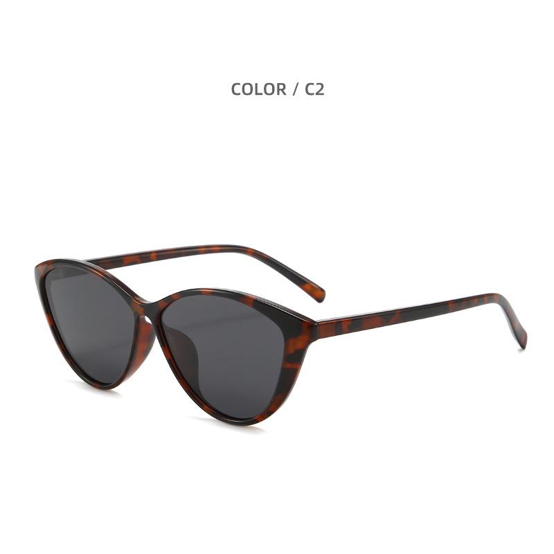 

New Cat Eye Frame Polarized Sunglasses With Fashionable And High-End Design For Outdoor Street Photography And Party Sunglasses