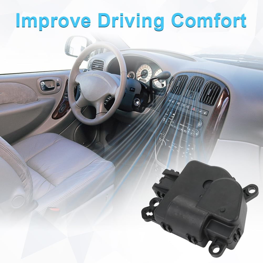 HVAC Blend Door Actuator Replacement for 604-004 Compatible with 2005-2007 Chrysler 300 Town Country Voyage Dodge Caravan Charger Dakota Grand