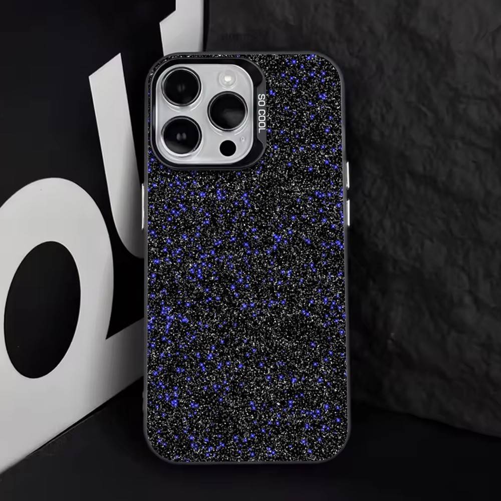 Carbon Fiber Pattern Phone Case For iPhone 17,16,15,14,13,12,11 Plus,Pro Max,XS,Colorful Silver Black Cover