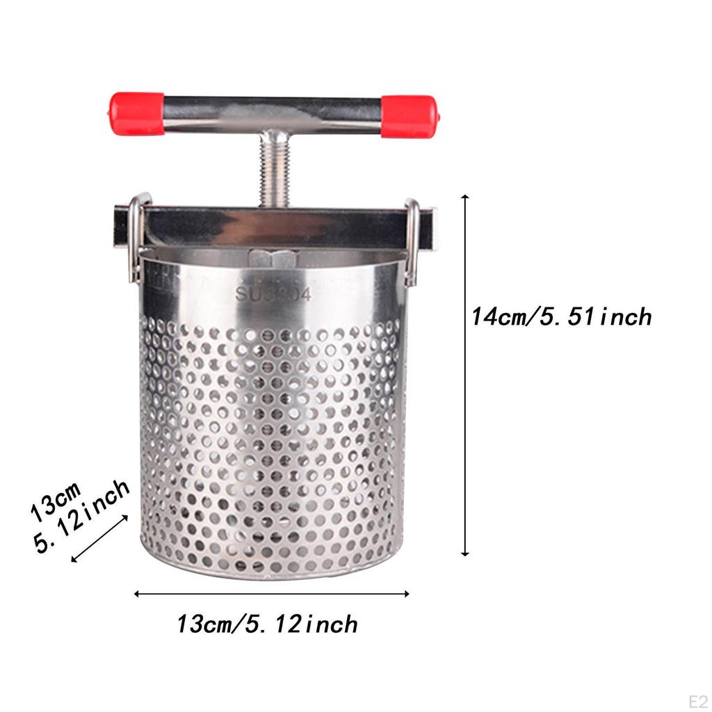 Vegetable Filling Lard Press Compact Sturdy Kitchen Tool Water Drainer Lemon Juicer Dumpling