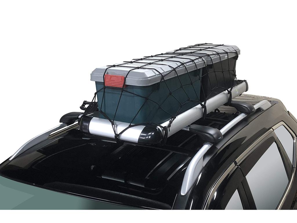 Terzo (by PIAA) EA75HH Black Slim Cargo Net for Basket Racks, 1200x600mm, Fits Large Pipe Diameters