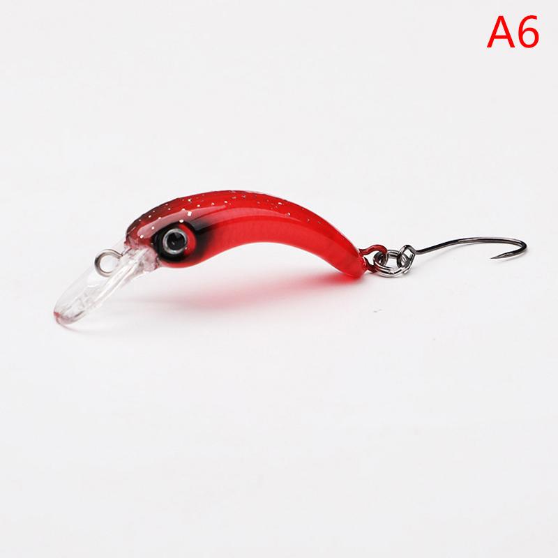 

Mini Crankbait 1.5G 39Mm Trout Wobbler Fishing Lure Freshwater Minnow Crank Artificial Hard Bait Tackle as the picture