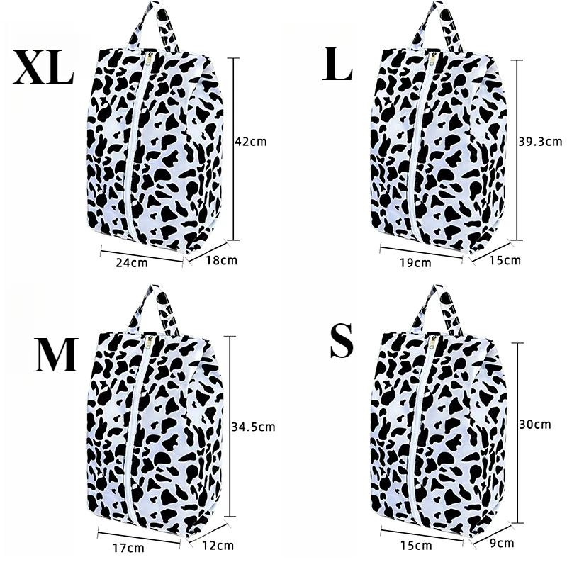 4 Size Portable Waterproof Shoe Storage Bags with Zipper Closure for Men and Women Travel Dustproof Shoes Organizer Bags