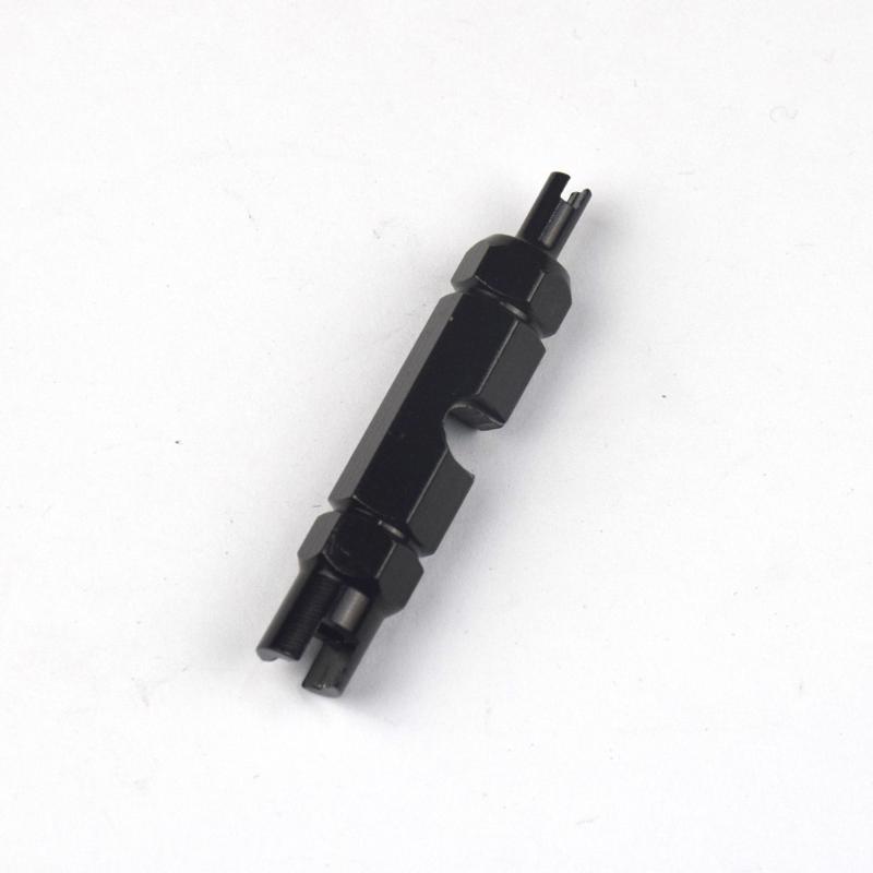 Portable 3-in-1 Bike Valve Core Remover 1Pcs Multifunctional Wrench Spanner Tool for Cross-country Cycling Trip Tire Repair