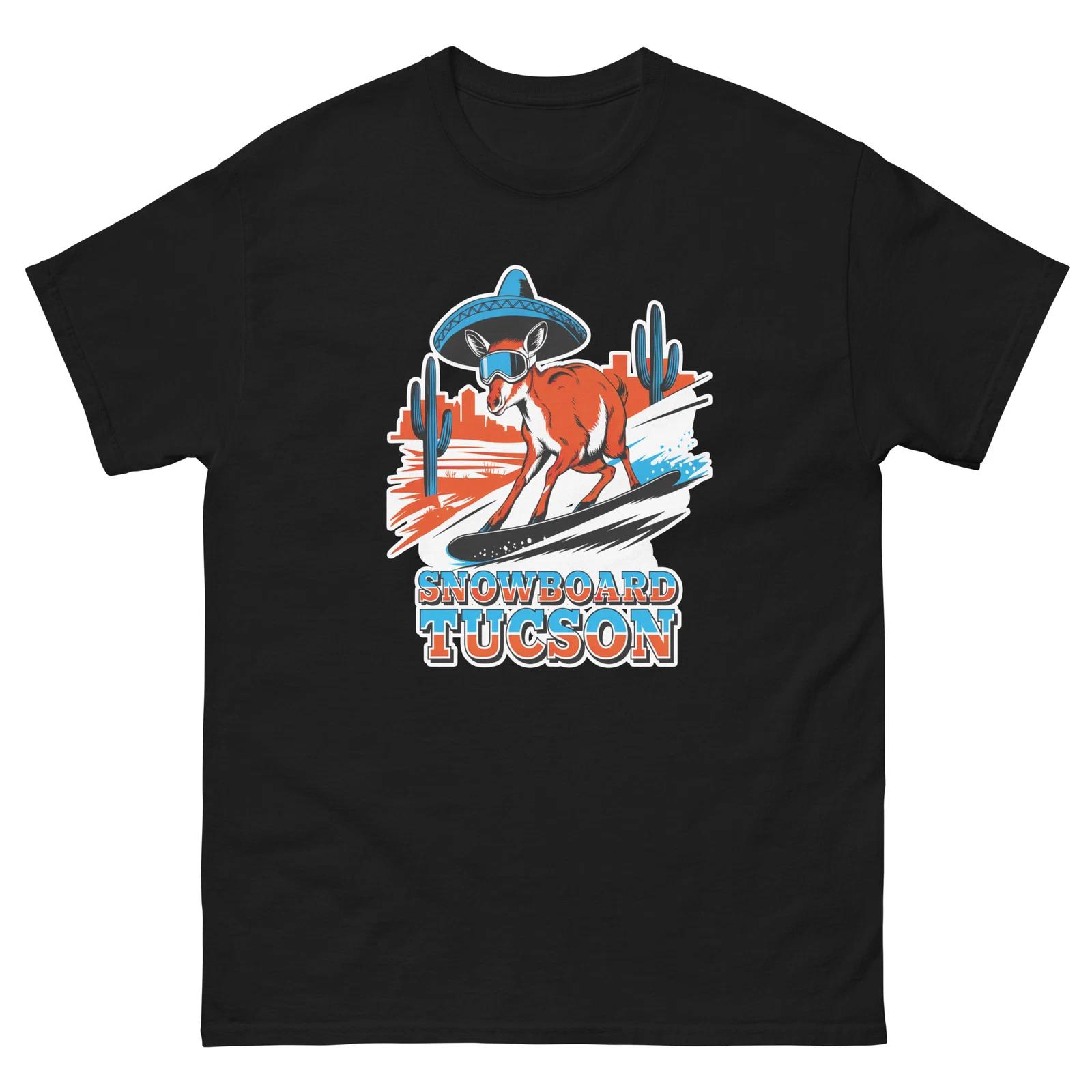 Snowboard Tucson Deer USA Snowboarding Animal T-Shirt M