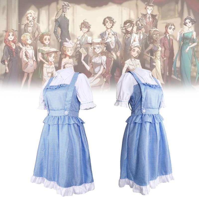 V Identity Dorothy Anime Cosplay Costume Lolita Polyester Dress For Girls Gift