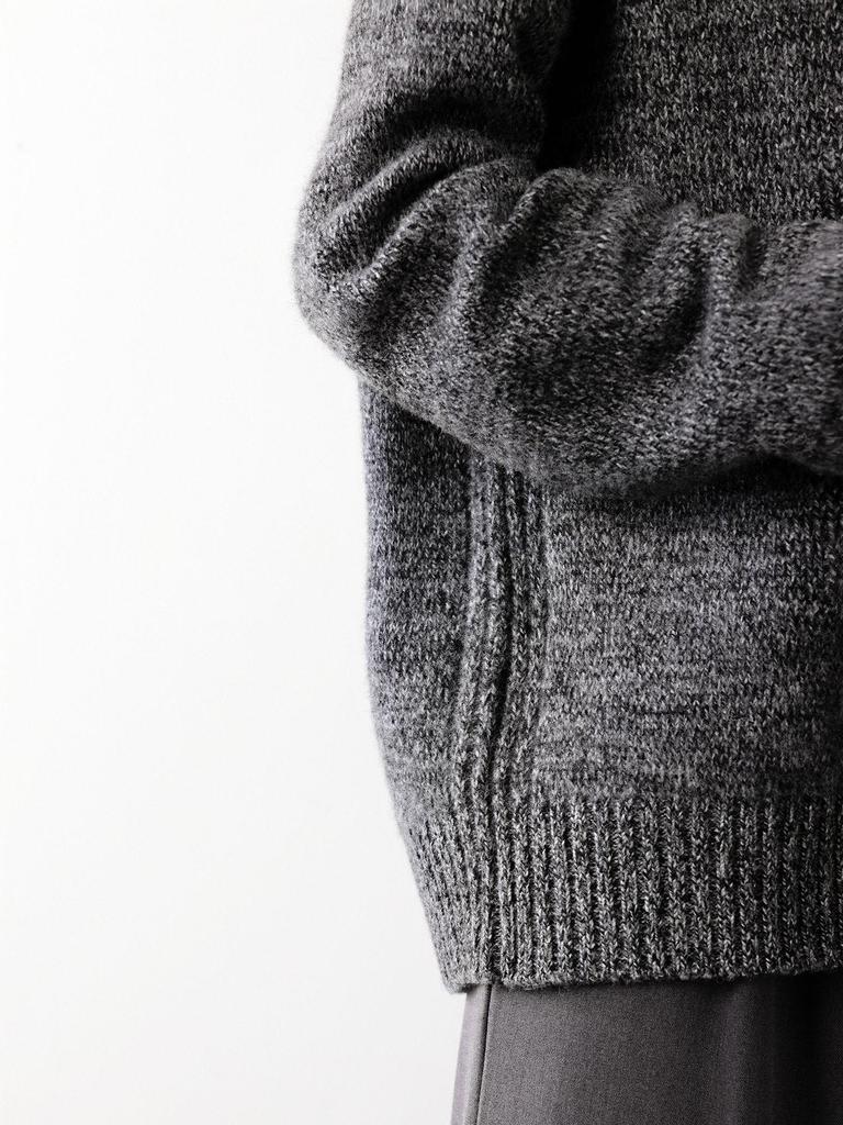 Women's 100% Pure Wool High Collar Raglan Sweater