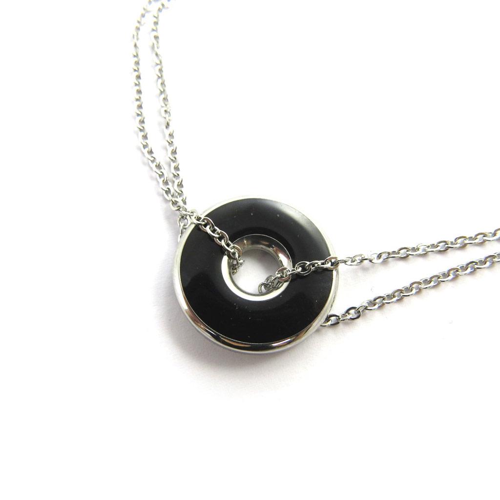 Les Trésors De Lily [M8795] - 'Zen' Steel Bracelet