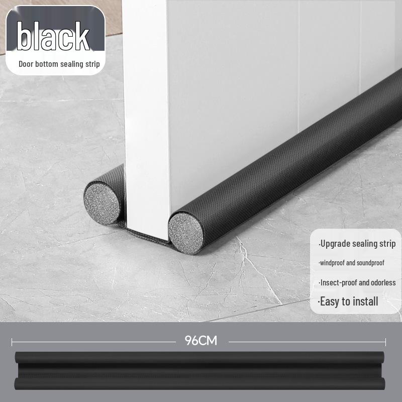 Enhanced Double-Sided Door Bottom Seal for Soundproofing, Insulation, and Insect Protection