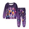Children's Fashion Suit Skirt Round Neck Long Sleeve Top Pants