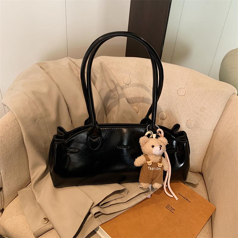 Premium textured small bag women's new summer versatile shoulder underarm bag fashionable portable baguette bag