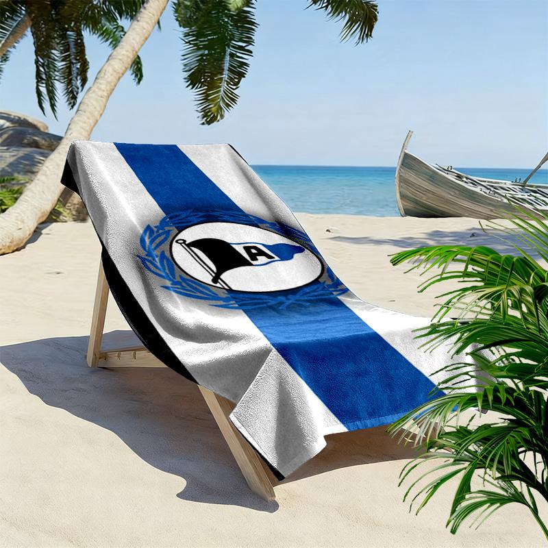 Arminia Bielefeld Print Beach Towel, Large Soft Quick Dry Towel for Beach Camping Swimming