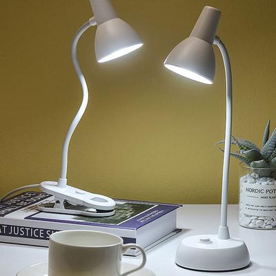 LED Akių apsaugos knygos naktinė lemputė, reguliuojamo kampo, mini prisegama, skirta studijų stalui, maitinama baterijomis, lanksti kelionėms, miegamajam, skaitymui