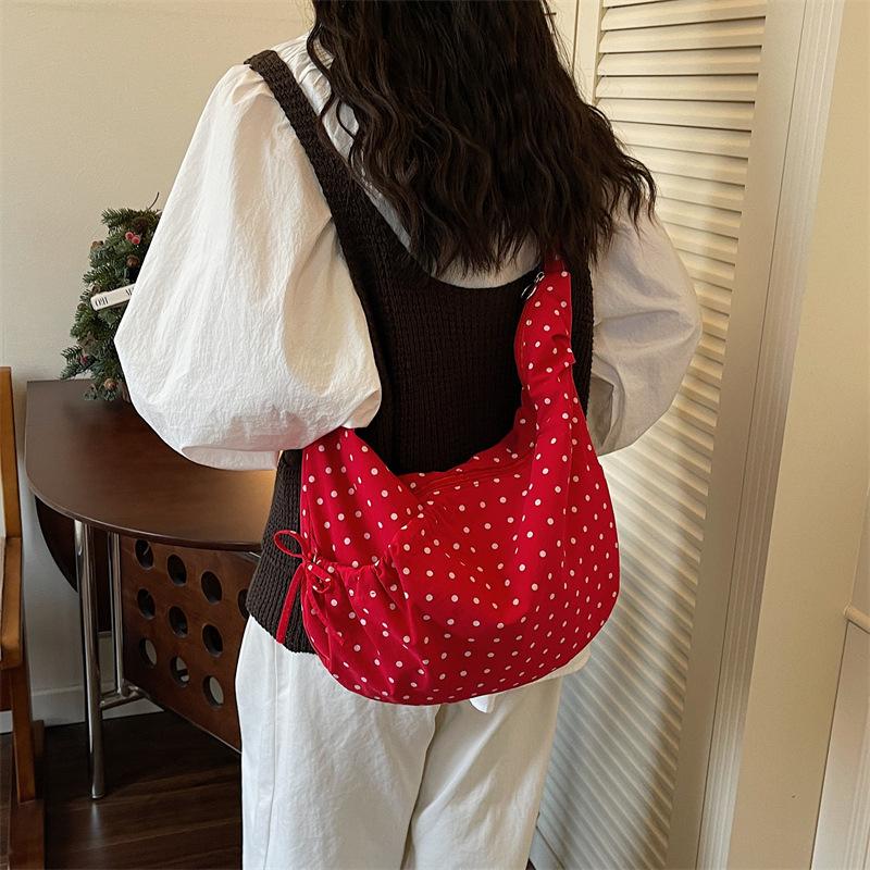 Sommer Mode Pendler Umhängetasche - Einfache Cross-body Wickeltasche in Dumpling-Form
