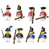 Pirate-themed Medieval Navy Admiral Building Blocks 4.5cm Height Abs Plastic