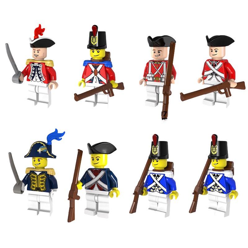 Pirate-themed Medieval Navy Admiral Building Blocks 4.5cm Height Abs Plastic