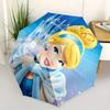 1pc Cinderella's Blue Castle: Perfect for Auto-Open Close Umbrella, Portable Folding Design, 8-Rib Iron Frame Outdoor Umbrella, Ideal Gift f