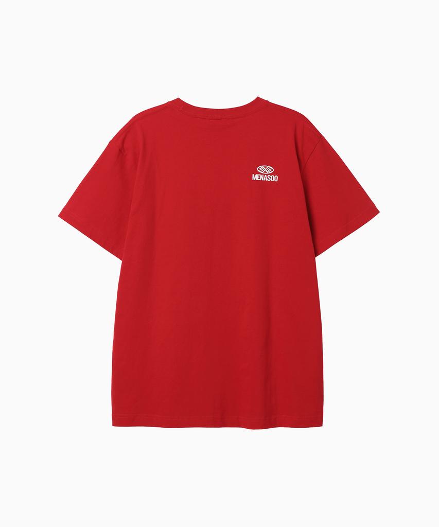 Minasu Right Track T Shirt_Red